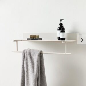 West Elm Floating Lines Shelf/ Towel Rack
